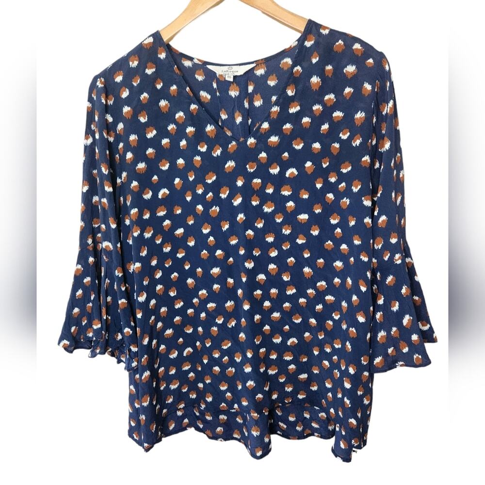 LaRoque Originals Silk V Neck top One Size